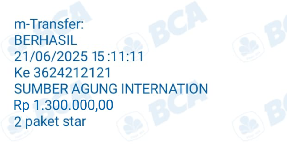 Bukti pembayaran